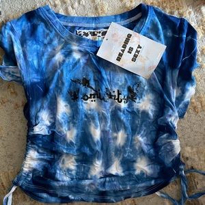 NWT OMIGHTY tie dye crop top small